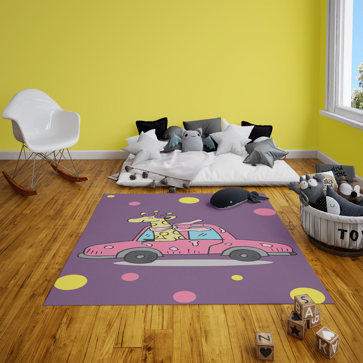 Mr.  Giraffe Kids Carpet