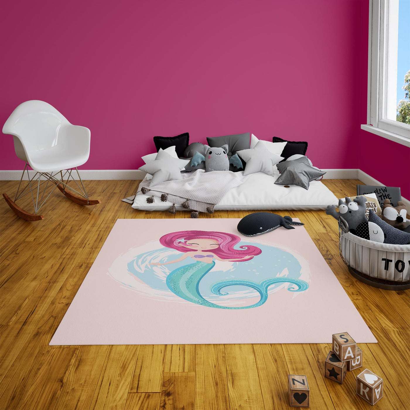 Mermaid Princess Kids Carpet