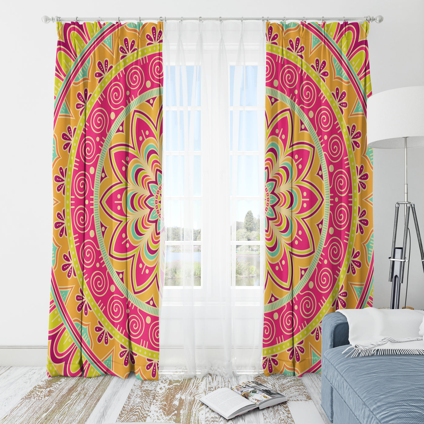 Mandala Summer Curtain