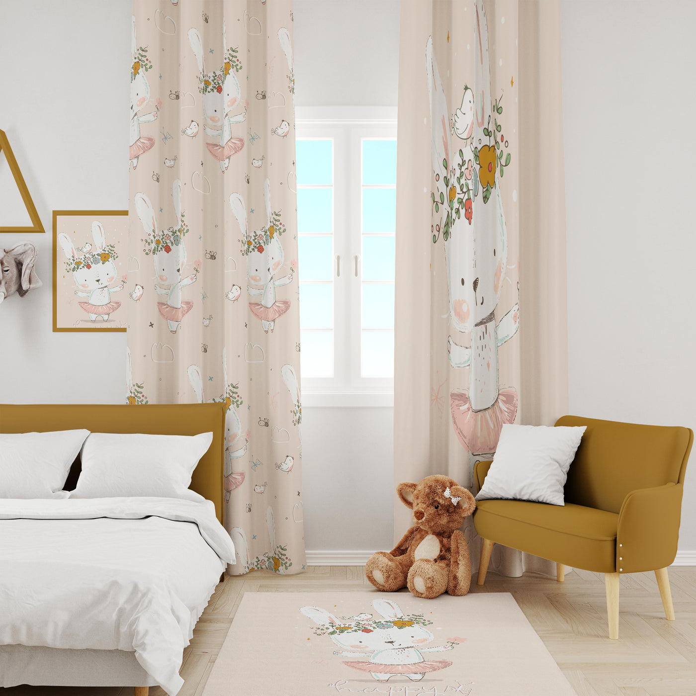 Springy Kitty Cat Kids room