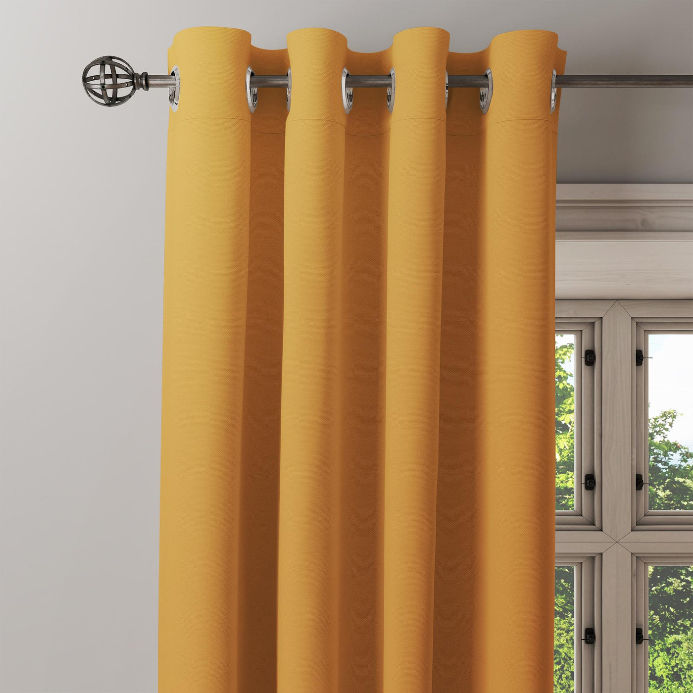 Dark Yellow curtain