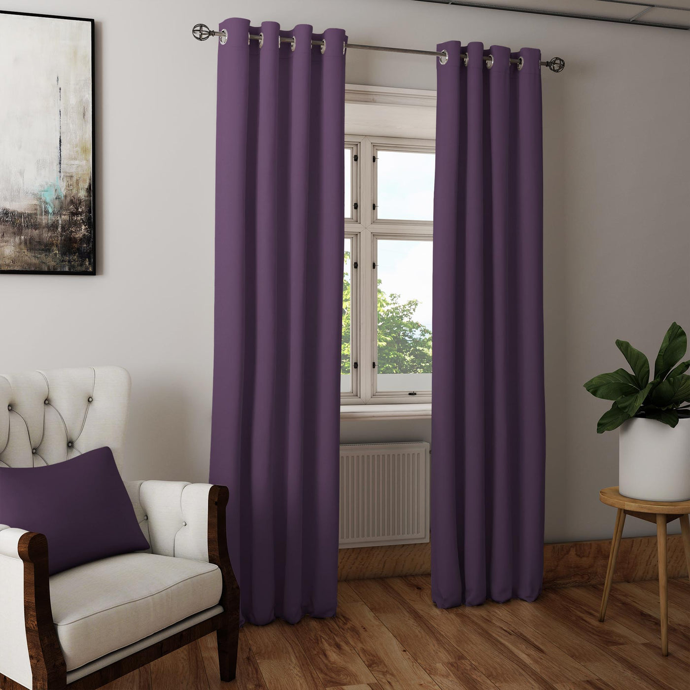 Dark Purple curtain