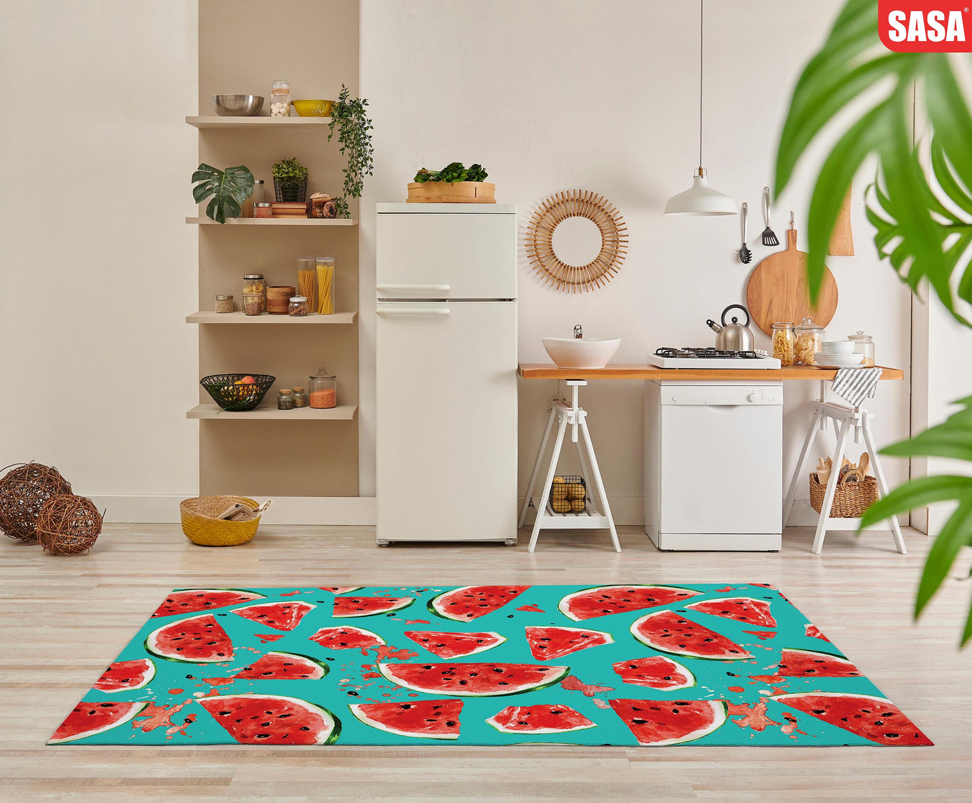 Watermelon Kitchen Carpet